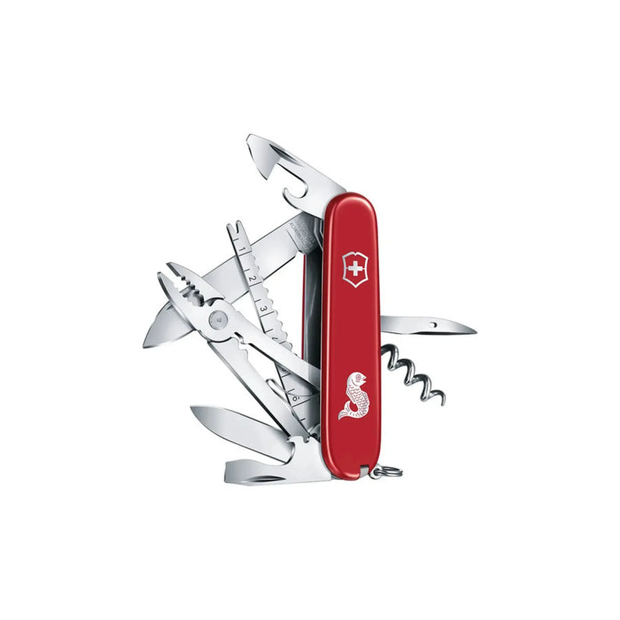 Navaja Cortapluma  Victorinox Angler Roja 1.3653.72 Pesca + Grabado Personalizado