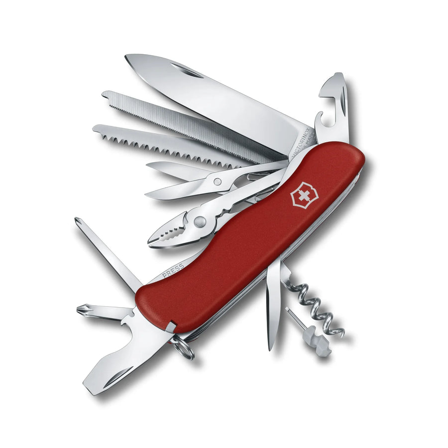 Navaja Cortapluma  Victorinox Work Champ Roja 0.8564 Premium + Grabado Personalizado