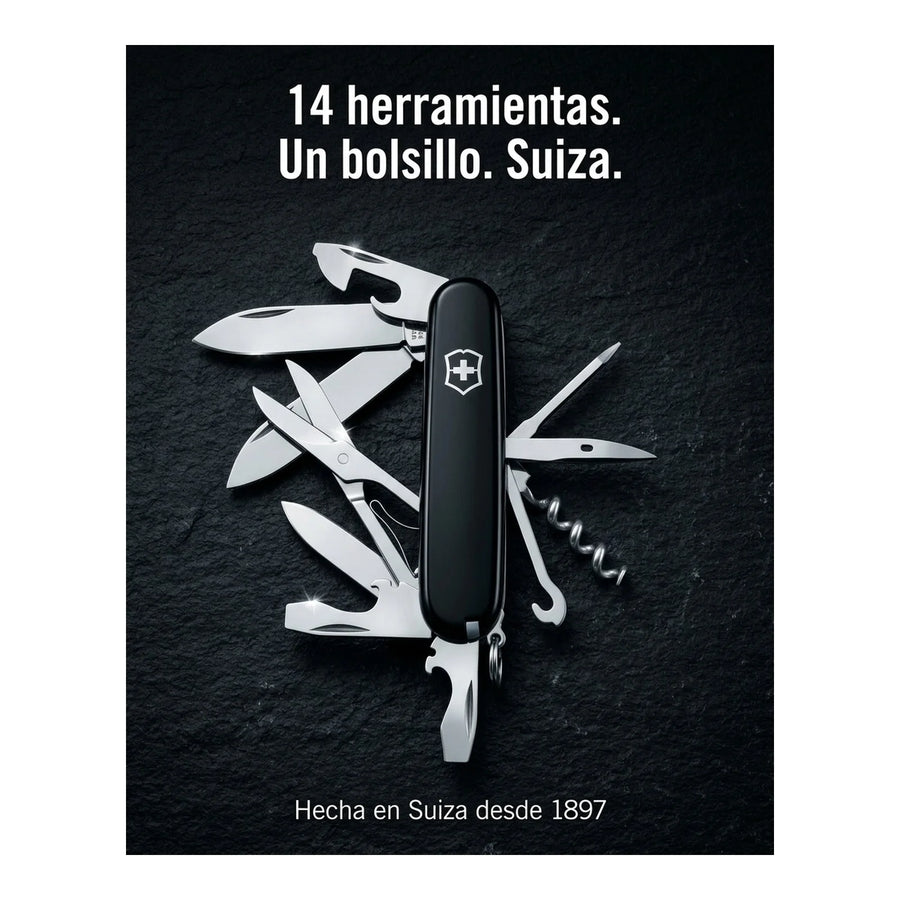 Navaja Cortapluma  Victorinox Climber Black 1.3703.3 + Grabado Personalizado