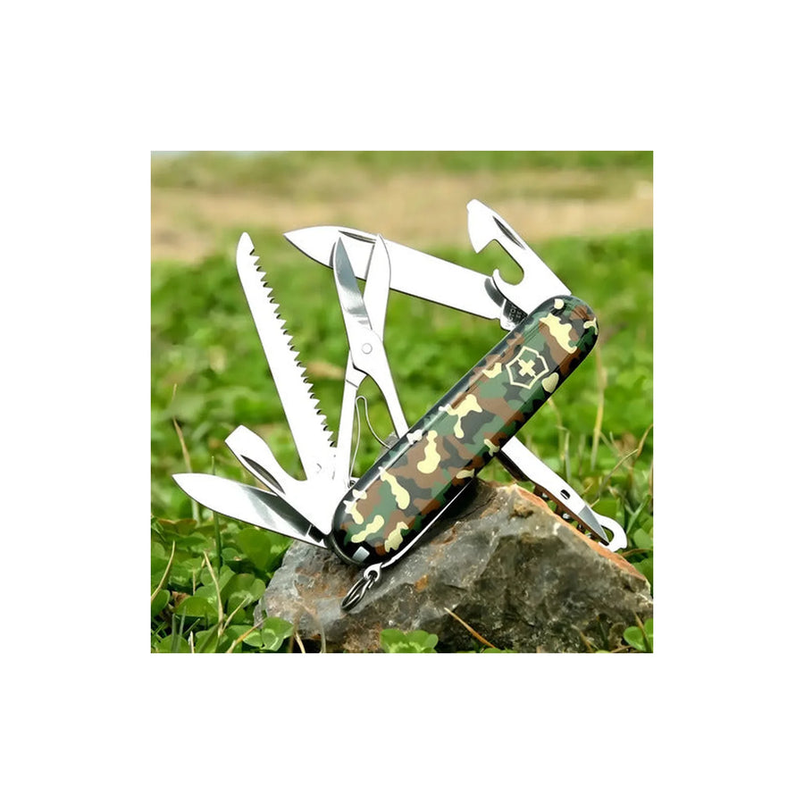 Navaja Cortapluma  Victorinox Hunstman 1.3713.941 Camuflaje + Grabado Personalizado