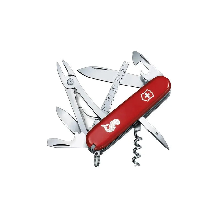 Navaja Cortapluma  Victorinox Angler Roja 1.3653.72 Pesca + Grabado Personalizado