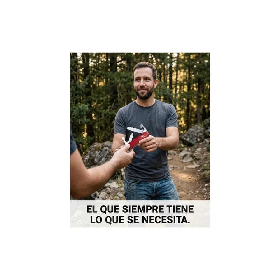 Navaja Cortapluma  Victorinox Recruit Roja 0.2503 Premium + Grabado Personalizado