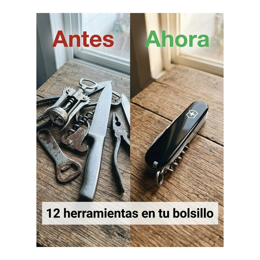 Navaja Cortapluma  Victorinox Spartan Negra 1.3603.3 + Grabado Personalizado