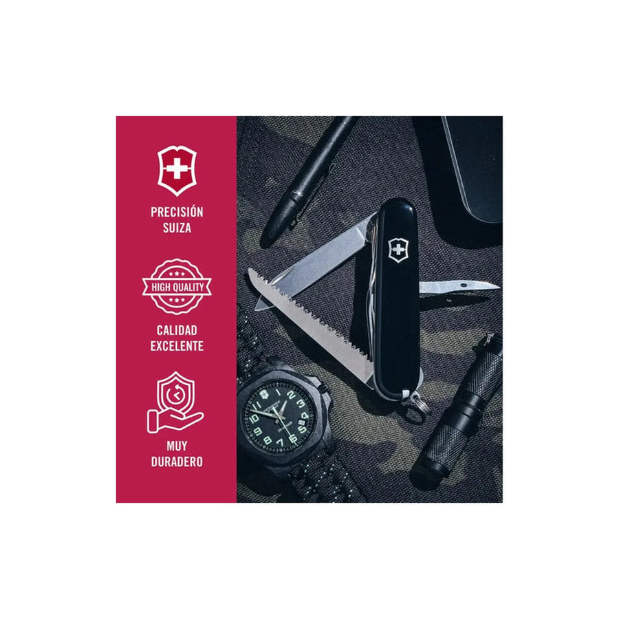 Navaja Cortapluma  Victorinox Hunstman Negra 1.3713.3 + Grabado Personalizado