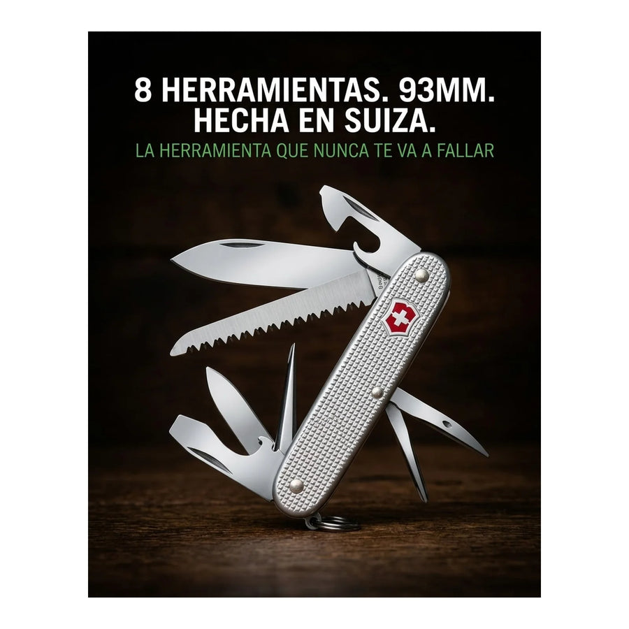 Navaja Cortapluma  Victorinox Farmer Alox 0.8241.26 Granja + Grabado Personalizado