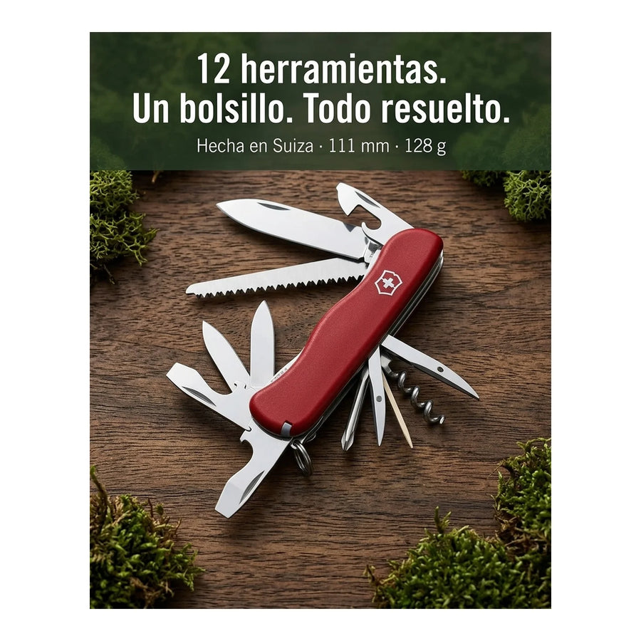 Navaja Cortapluma  Victorinox Forester Roja 0.8363 Premium + Grabado Personalizado