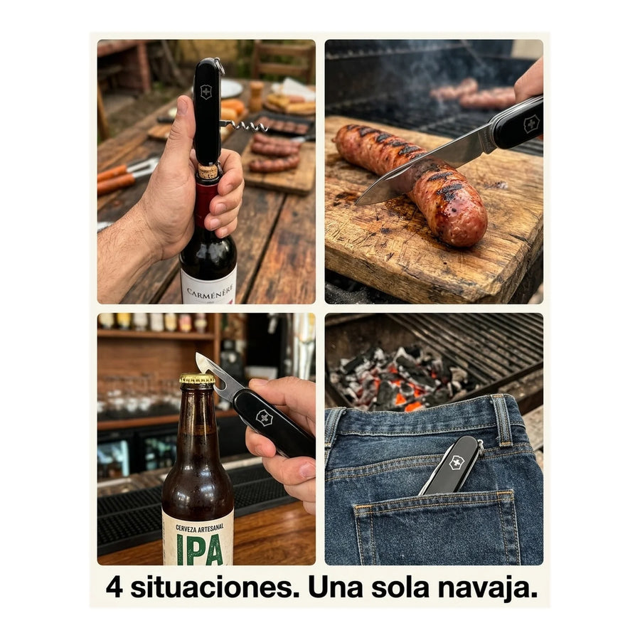 Navaja Cortapluma  Victorinox Spartan Negra 1.3603.3 + Grabado Personalizado