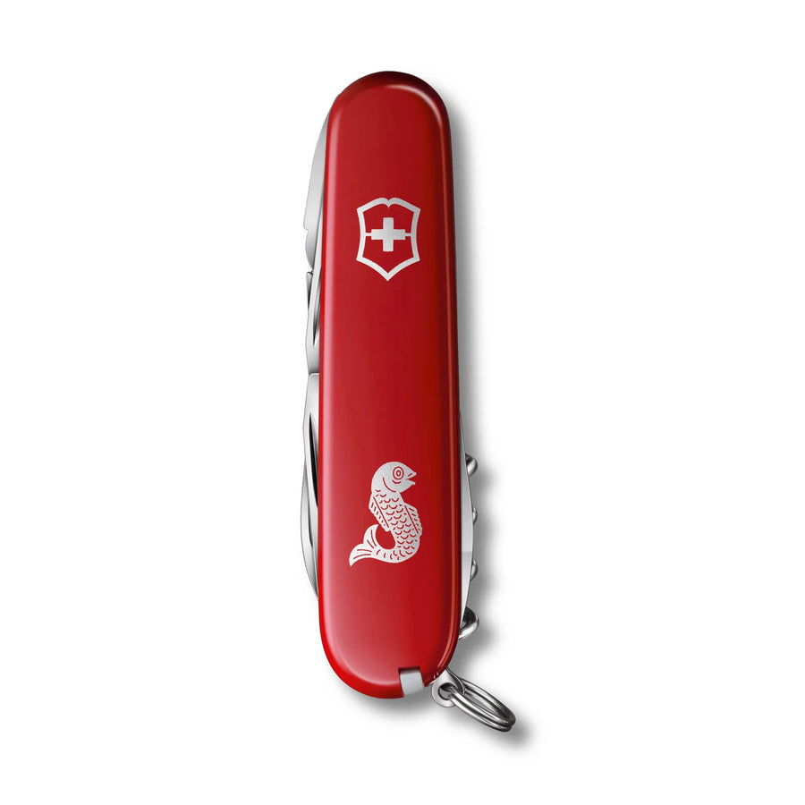Navaja Cortapluma  Victorinox Angler Roja 1.3653.72 Pesca + Grabado Personalizado