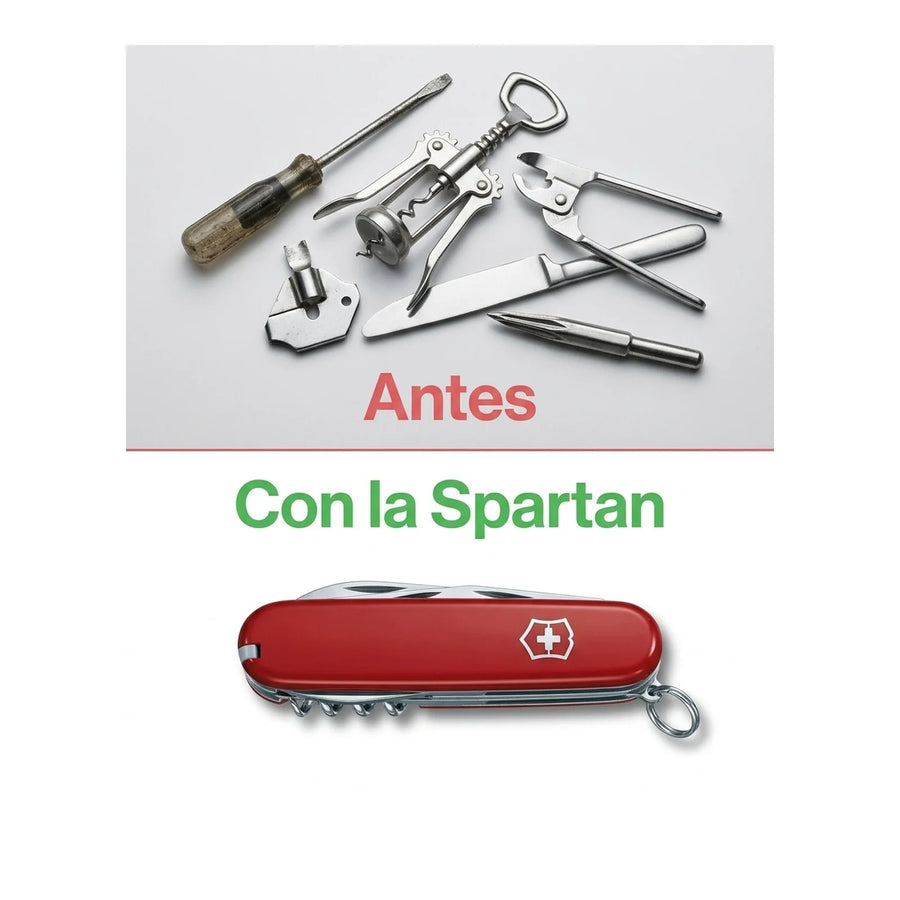 Navaja Cortapluma  Victorinox Spartan Roja 1.3603 + Grabado Personalizado