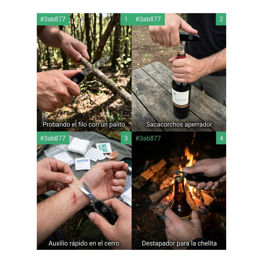 Navaja Cortapluma  Victorinox Climber Black 1.3703.3 + Grabado Personalizado