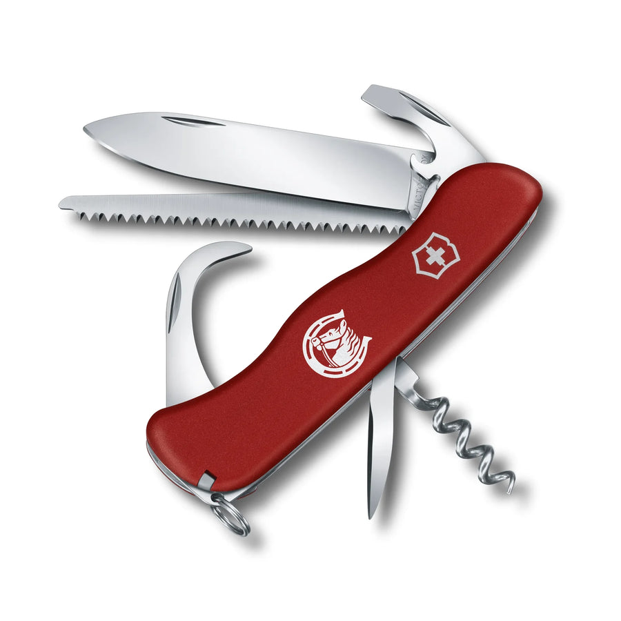 Navaja Cortapluma  Victorinox Equestrian Roja 0.8583 Rodeo + Grabado Personalizado