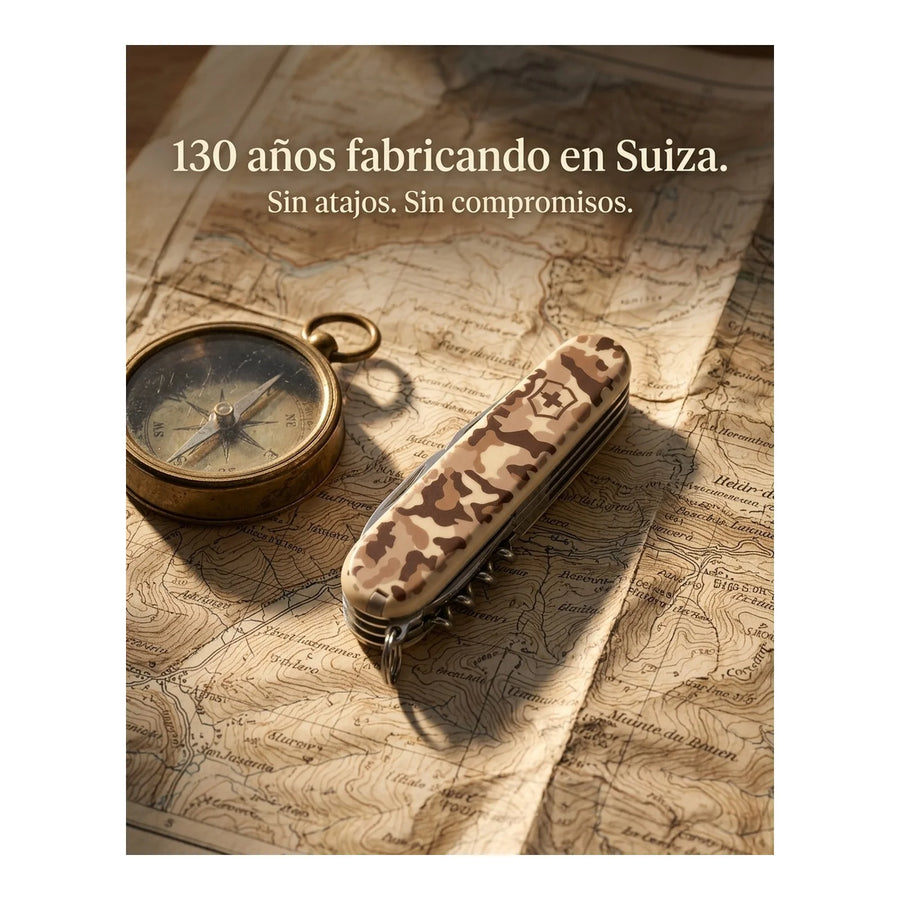 Navaja Cortapluma  Victorinox Hunstman 1.3713.941 Camuflaje + Grabado Personalizado