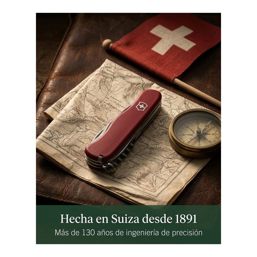 Navaja Cortapluma  Victorinox Forester Roja 0.8363 Premium + Grabado Personalizado