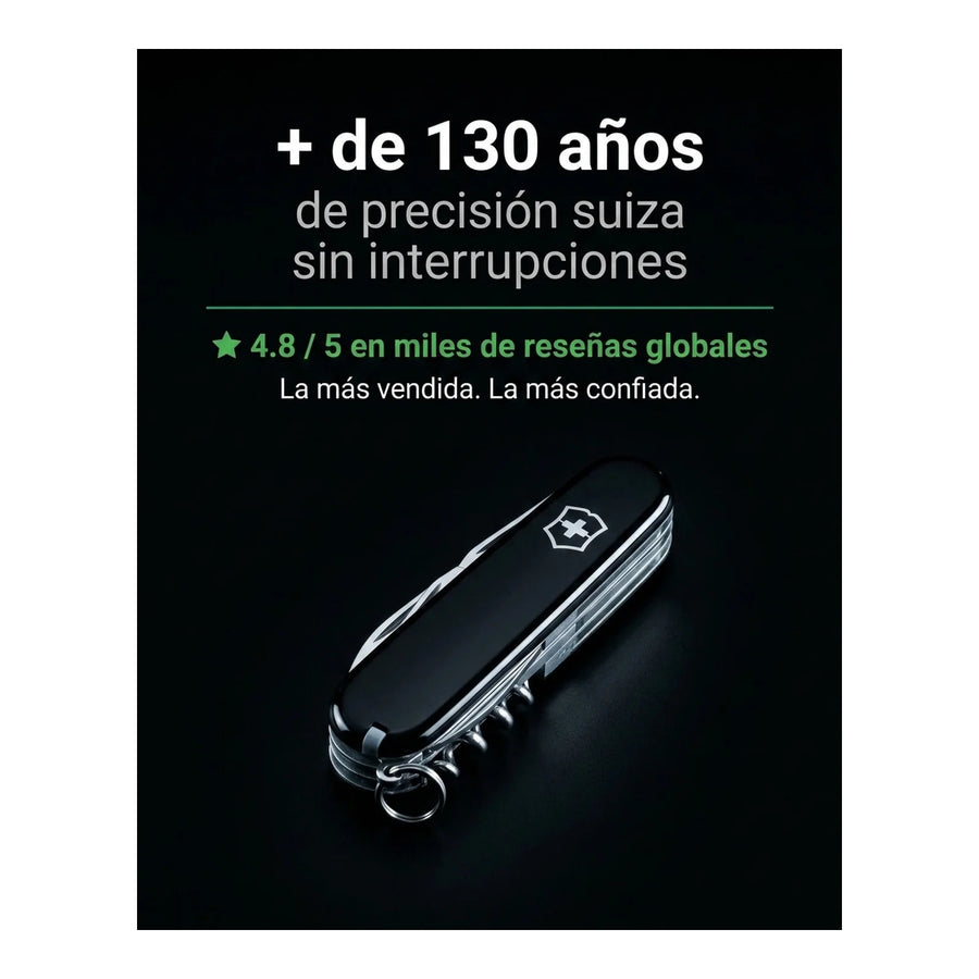 Navaja Cortapluma  Victorinox Spartan Negra 1.3603.3 + Grabado Personalizado