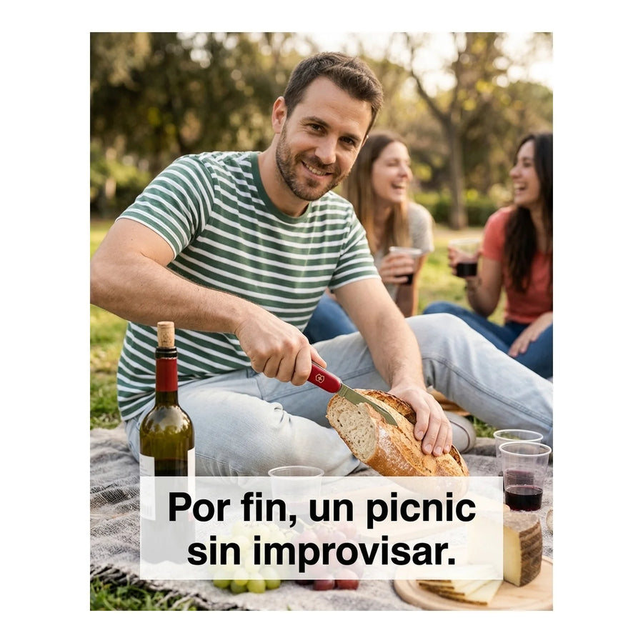 Navaja Cortapluma  Victorinox Picknicker Roja 0.8353 Premium + Grabado Personalizado