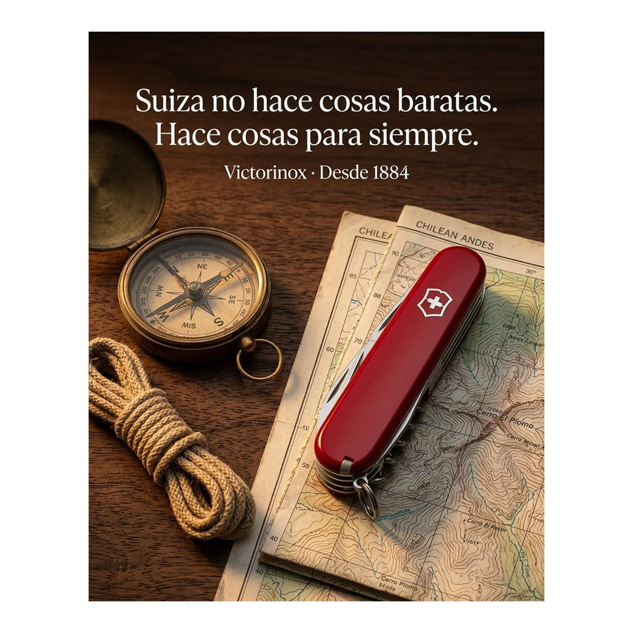 Navaja Cortapluma  Victorinox Climber Roja 1.3703 + Grabado Personalizado