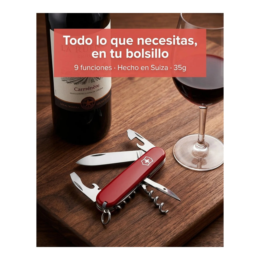Navaja Cortapluma  Victorinox Waiter Roja 0.3303 Mesero + Grabado Personalizado