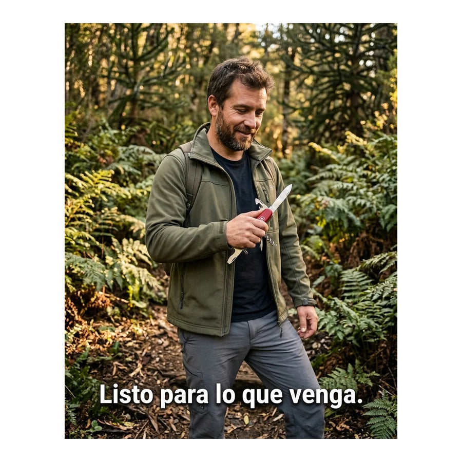 Navaja Cortapluma  Victorinox Forester Roja 0.8363 Premium + Grabado Personalizado