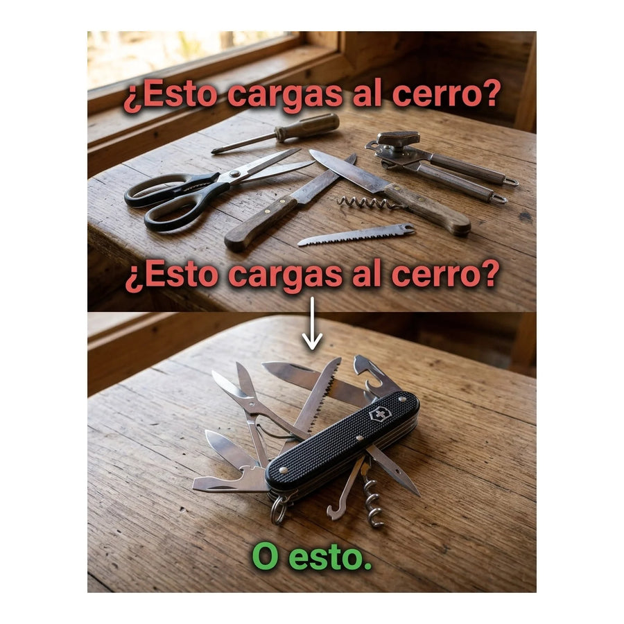 Navaja Cortapluma  Victorinox Hunstman Negra 1.3713.3 + Grabado Personalizado
