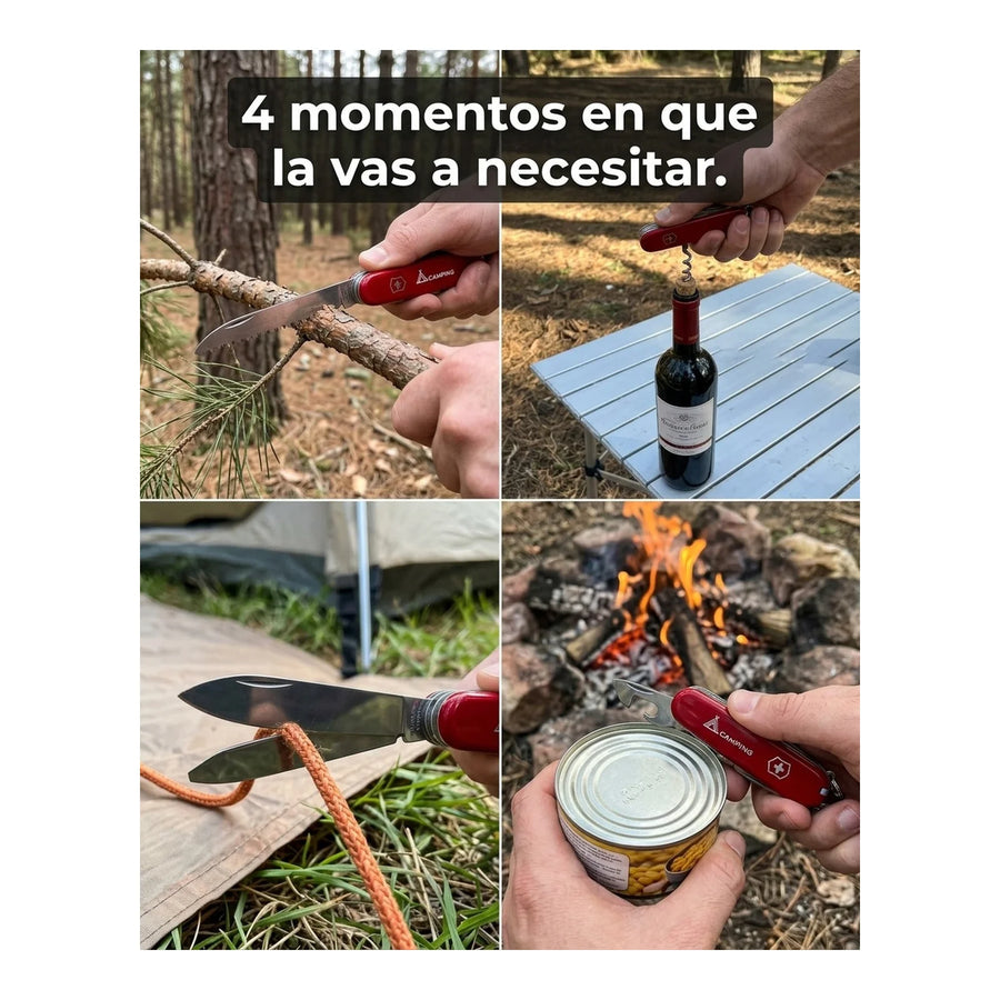 Navaja Cortapluma  Victorinox Camper Roja 1.3613 + Grabado Personalizado