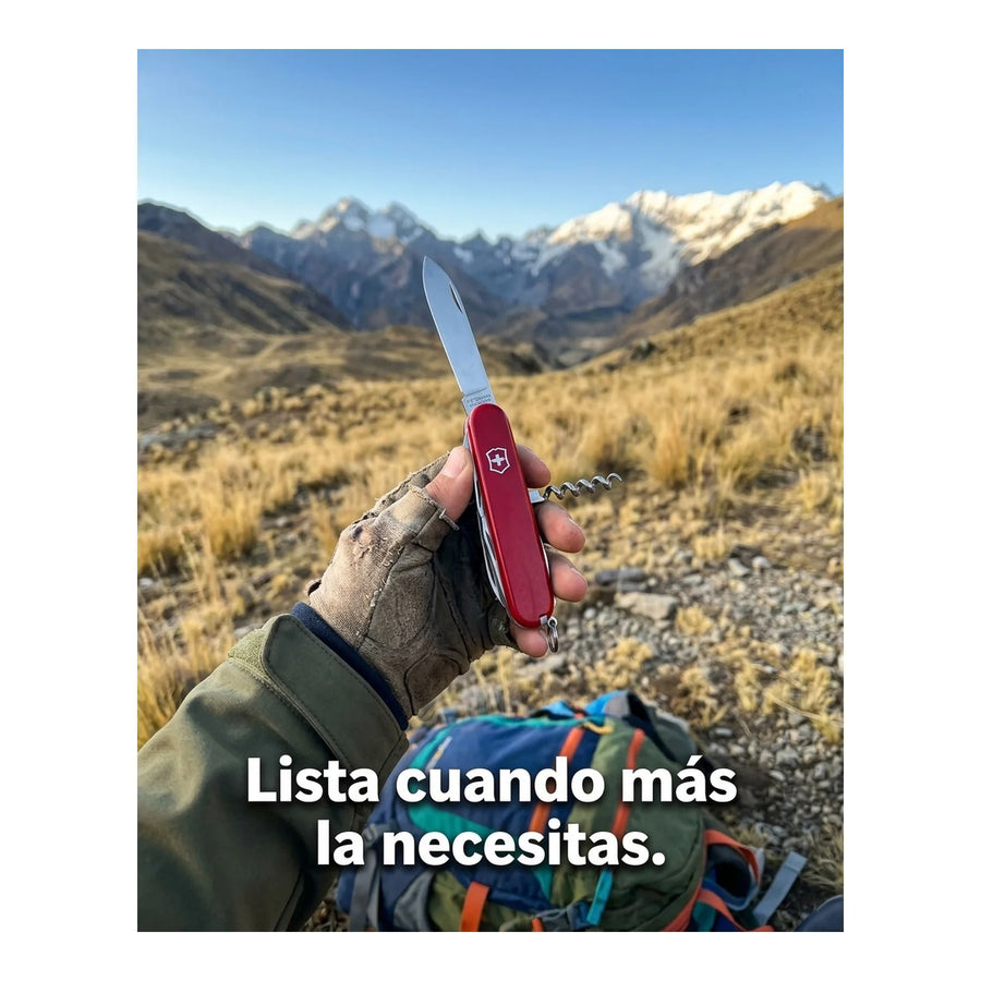 Navaja Cortapluma  Victorinox Climber Roja 1.3703 + Grabado Personalizado