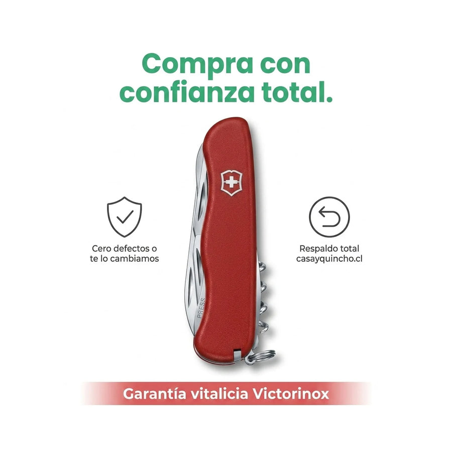 Navaja Cortapluma  Victorinox Work Champ Roja 0.8564 Premium + Grabado Personalizado