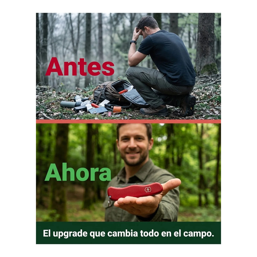 Navaja Cortapluma  Victorinox Forester Roja 0.8363 Premium + Grabado Personalizado