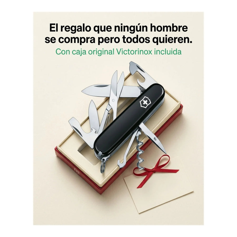Navaja Cortapluma  Victorinox Climber Black 1.3703.3 + Grabado Personalizado