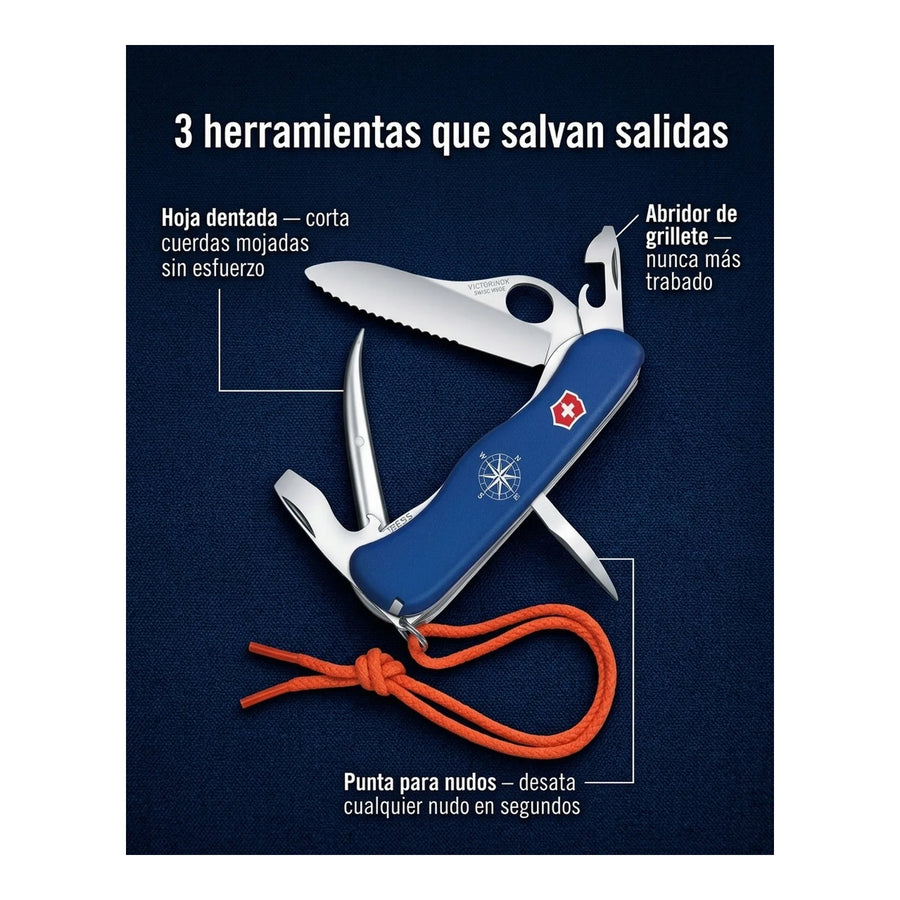 Navaja Cortapluma  Victorinox Skipper Pro 0.8503.2mw Patrón + Grabado Personalizado