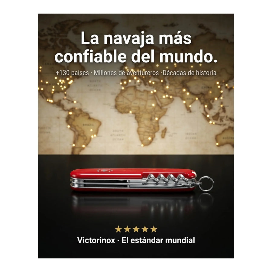 Navaja Cortapluma  Victorinox Climber Roja 1.3703 + Grabado Personalizado