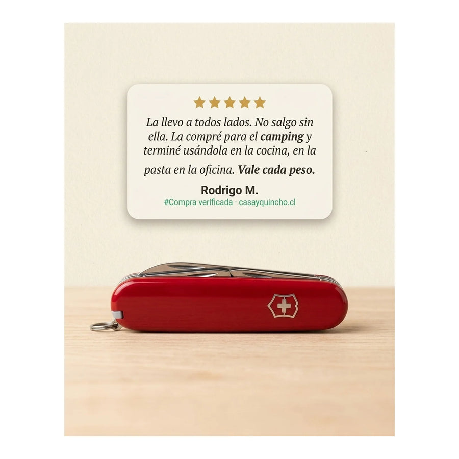 Navaja Cortapluma  Victorinox Sportsman Roja 0.3803 Deportes + Grabado Personalizado