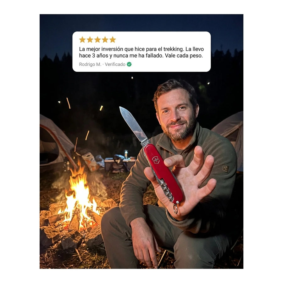 Navaja Cortapluma  Victorinox Climber Roja 1.3703 + Grabado Personalizado