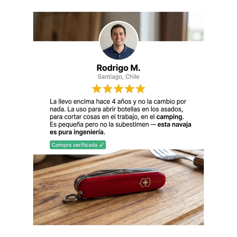 Navaja Cortapluma  Victorinox Bantam Roja 0.2303 + Grabado Personalizado