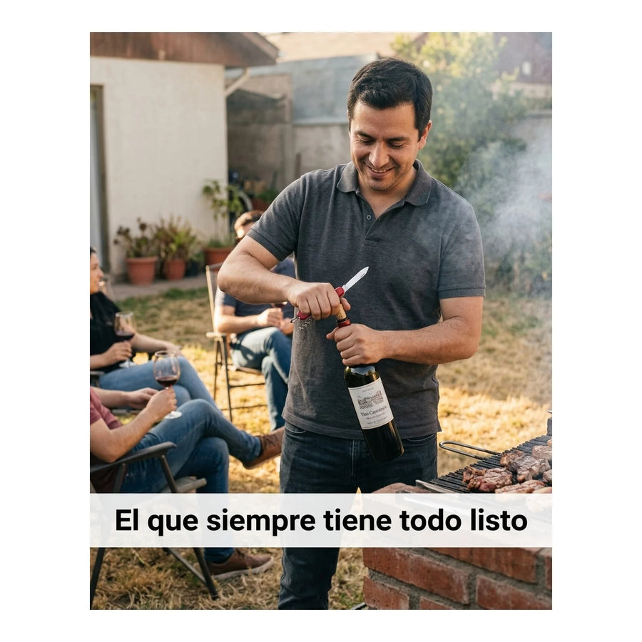 Navaja Cortapluma  Victorinox Waiter Roja 0.3303 Mesero + Grabado Personalizado