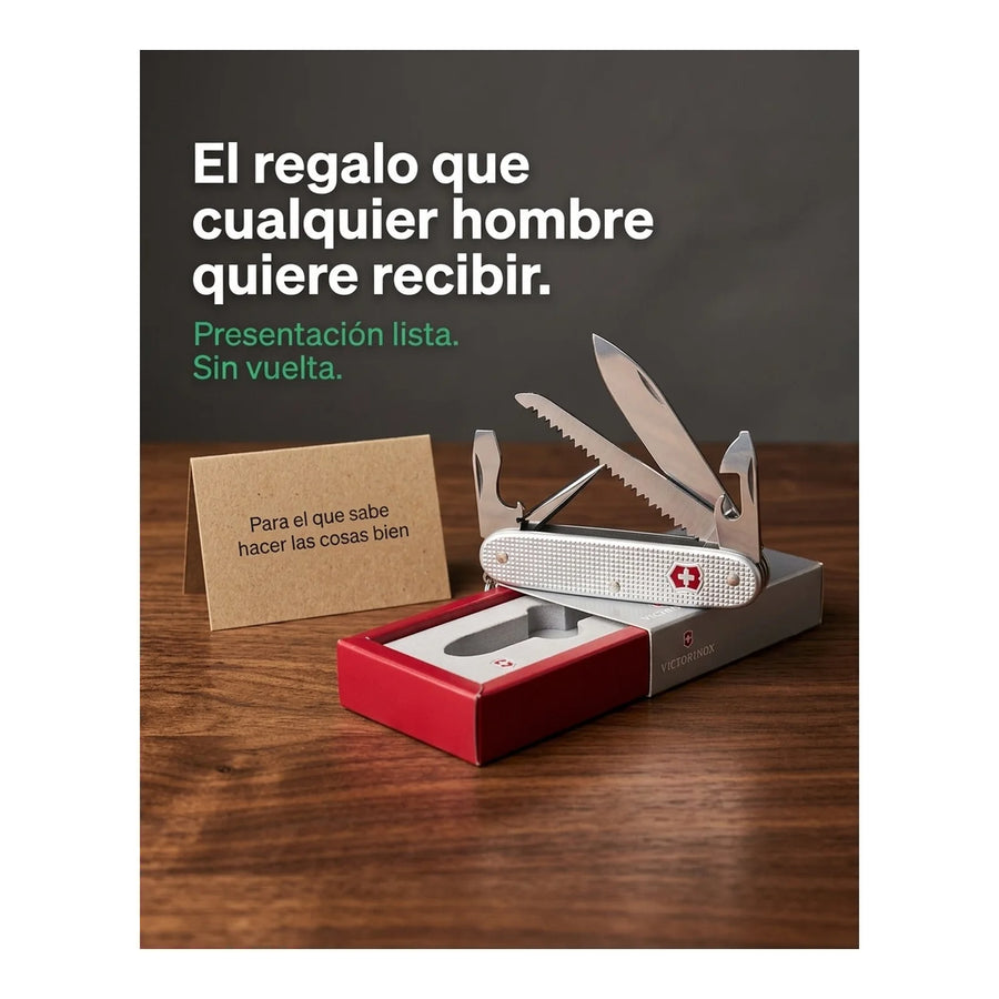 Navaja Cortapluma  Victorinox Farmer Alox 0.8241.26 Granja + Grabado Personalizado