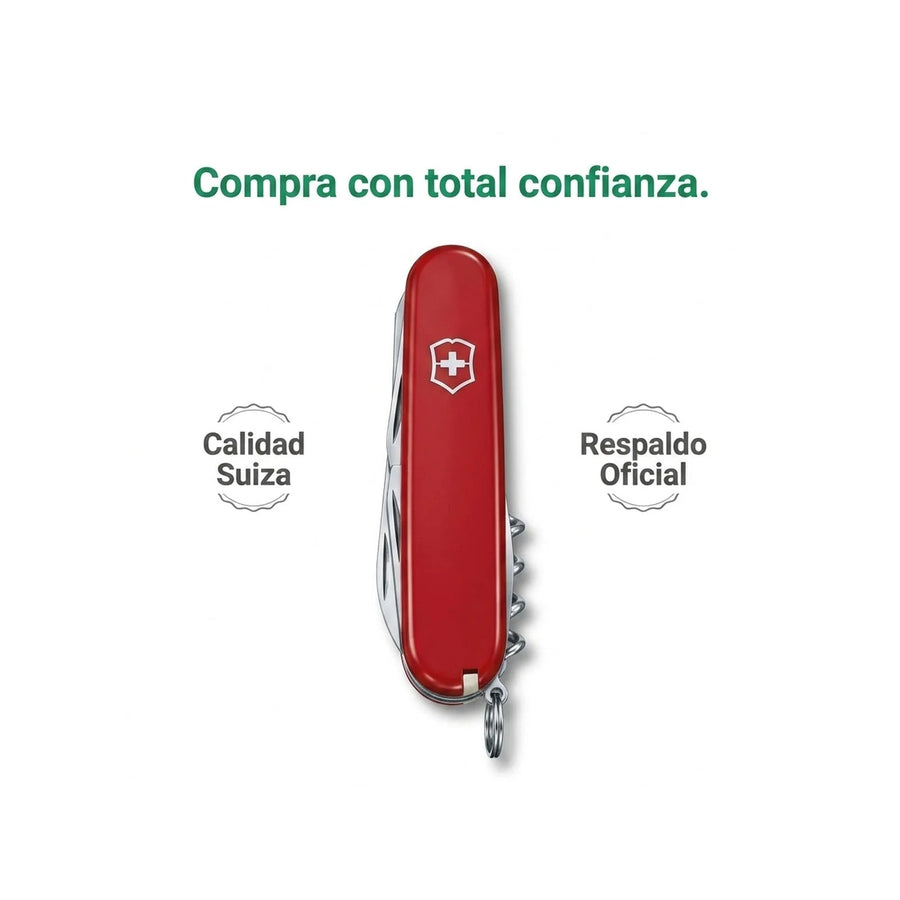 Navaja Cortapluma  Victorinox Climber Roja 1.3703 + Grabado Personalizado