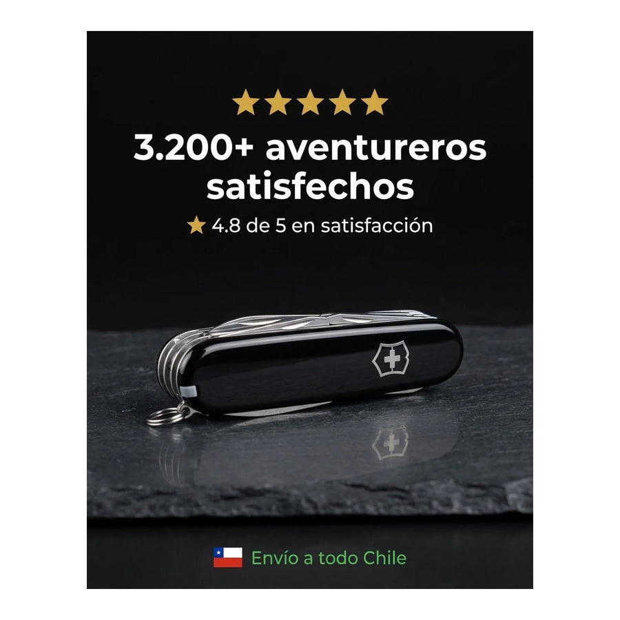 Navaja Cortapluma  Victorinox Hunstman Negra 1.3713.3 + Grabado Personalizado