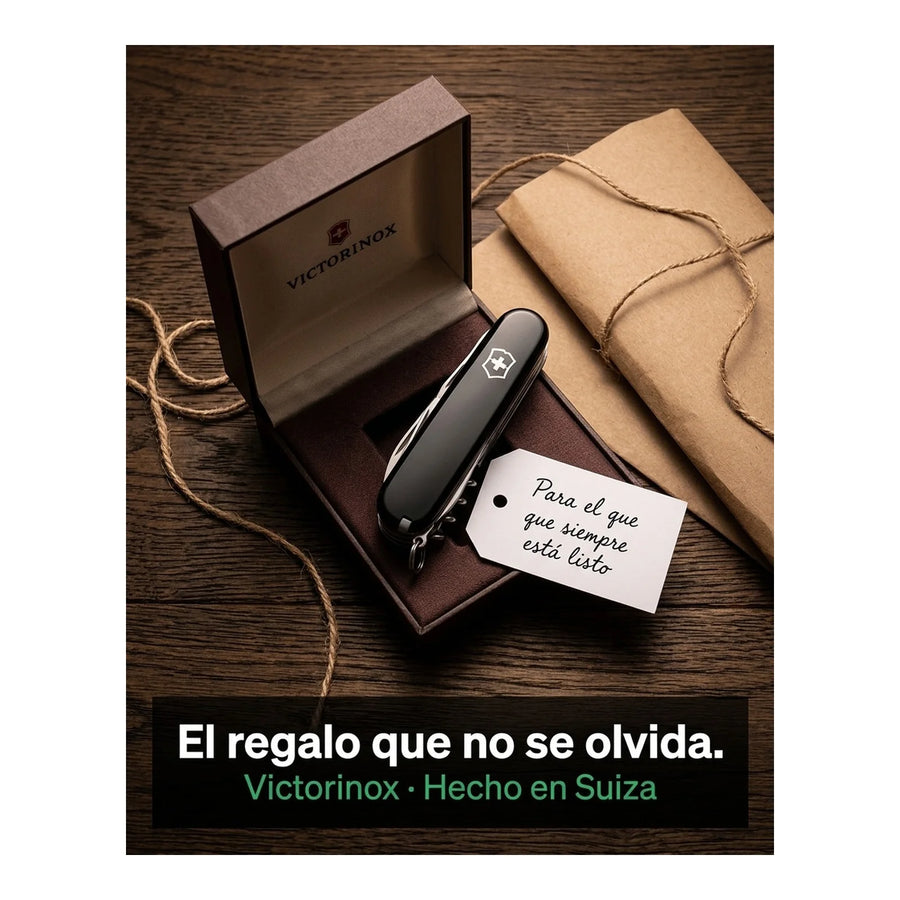 Navaja Cortapluma  Victorinox Hunstman Negra 1.3713.3 + Grabado Personalizado
