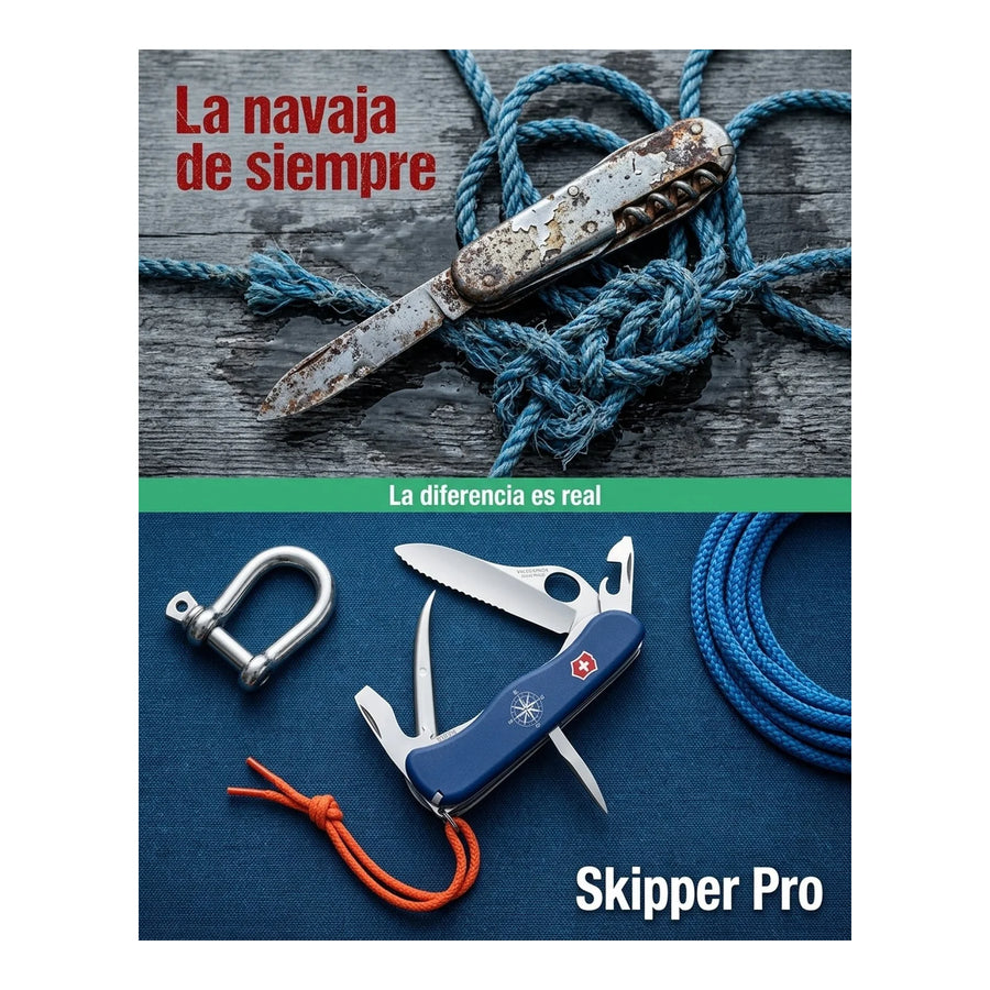 Navaja Cortapluma  Victorinox Skipper Pro 0.8503.2mw Patrón + Grabado Personalizado