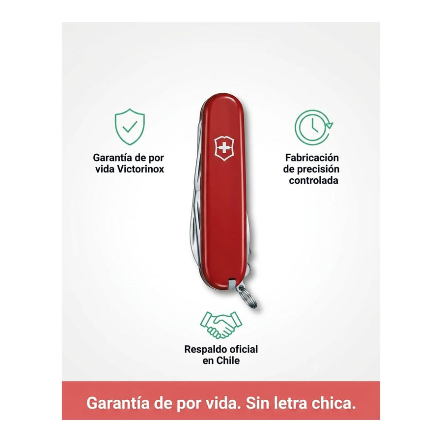 Navaja Cortapluma  Victorinox Recruit Roja 0.2503 Premium + Grabado Personalizado