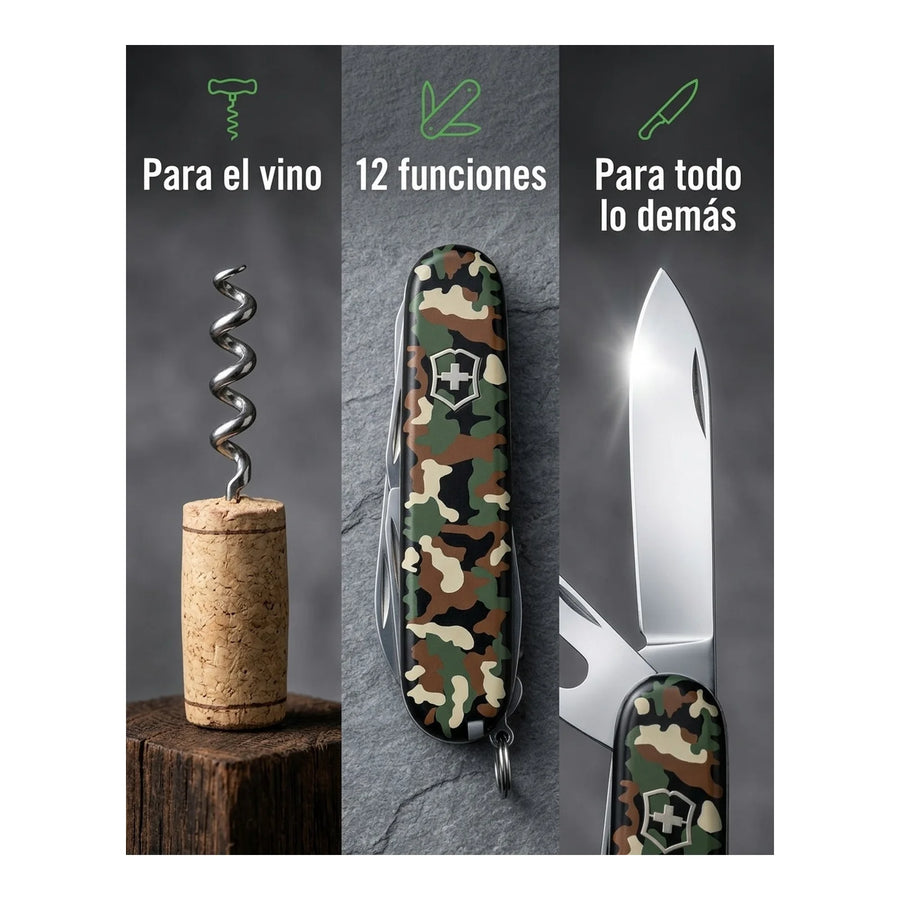 Navaja Cortapluma  Victorinox Spartan Camuflaje 1.3603.94 + Grabado Personalizado