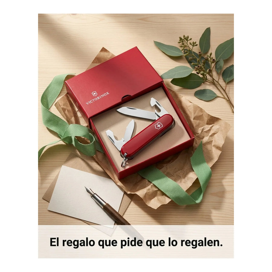 Navaja Cortapluma  Victorinox Recruit Roja 0.2503 Premium + Grabado Personalizado