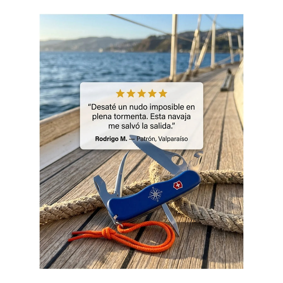Navaja Cortapluma  Victorinox Skipper Pro 0.8503.2mw Patrón + Grabado Personalizado
