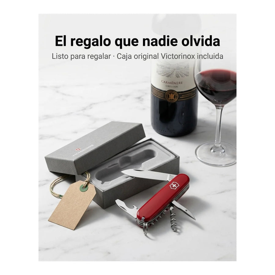 Navaja Cortapluma  Victorinox Waiter Roja 0.3303 Mesero + Grabado Personalizado