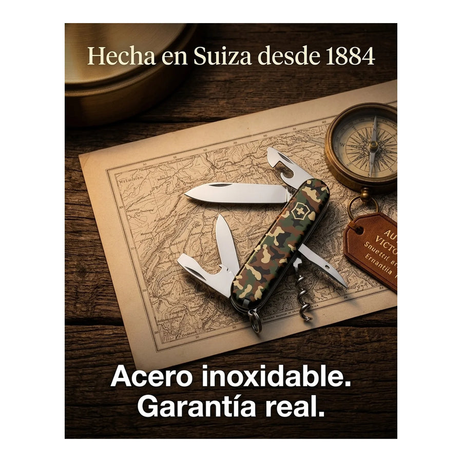 Navaja Cortapluma  Victorinox Spartan Camuflaje 1.3603.94 + Grabado Personalizado