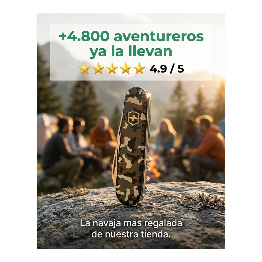 Navaja Cortapluma  Victorinox Spartan Camuflaje 1.3603.94 + Grabado Personalizado