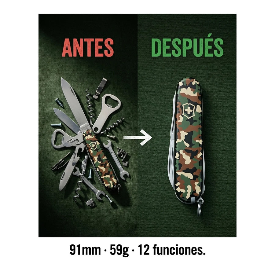 Navaja Cortapluma  Victorinox Spartan Camuflaje 1.3603.94 + Grabado Personalizado