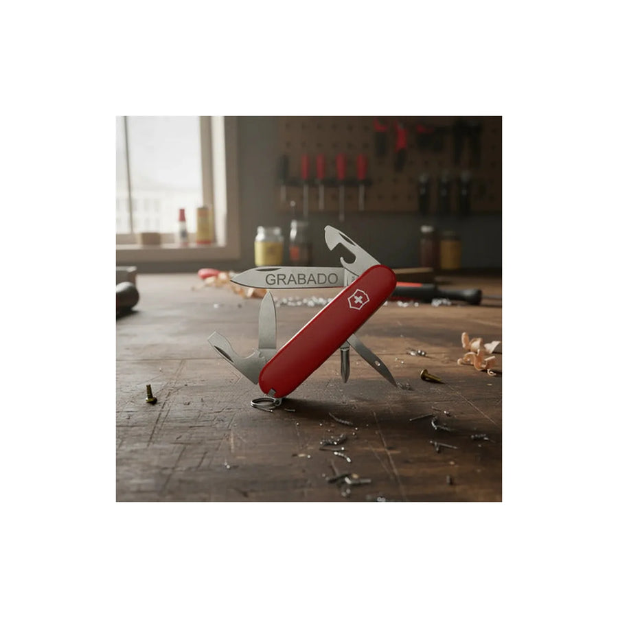 Navaja Suiza Cortapluma Victorinox Tinker Roja 1.4603 + Grabado Personalizado
