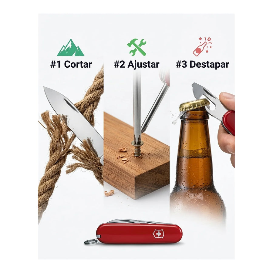 Navaja Suiza Cortapluma Victorinox Tinker Roja 1.4603 + Grabado Personalizado