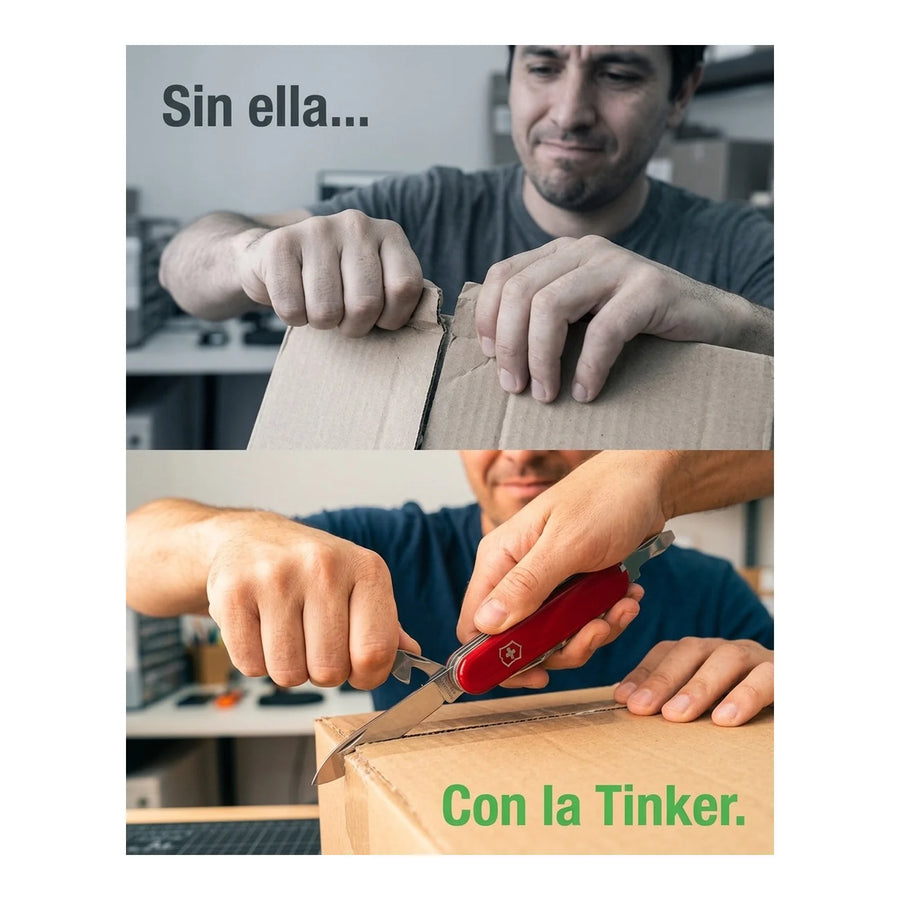 Navaja Suiza Cortapluma Victorinox Tinker Roja 1.4603 + Grabado Personalizado